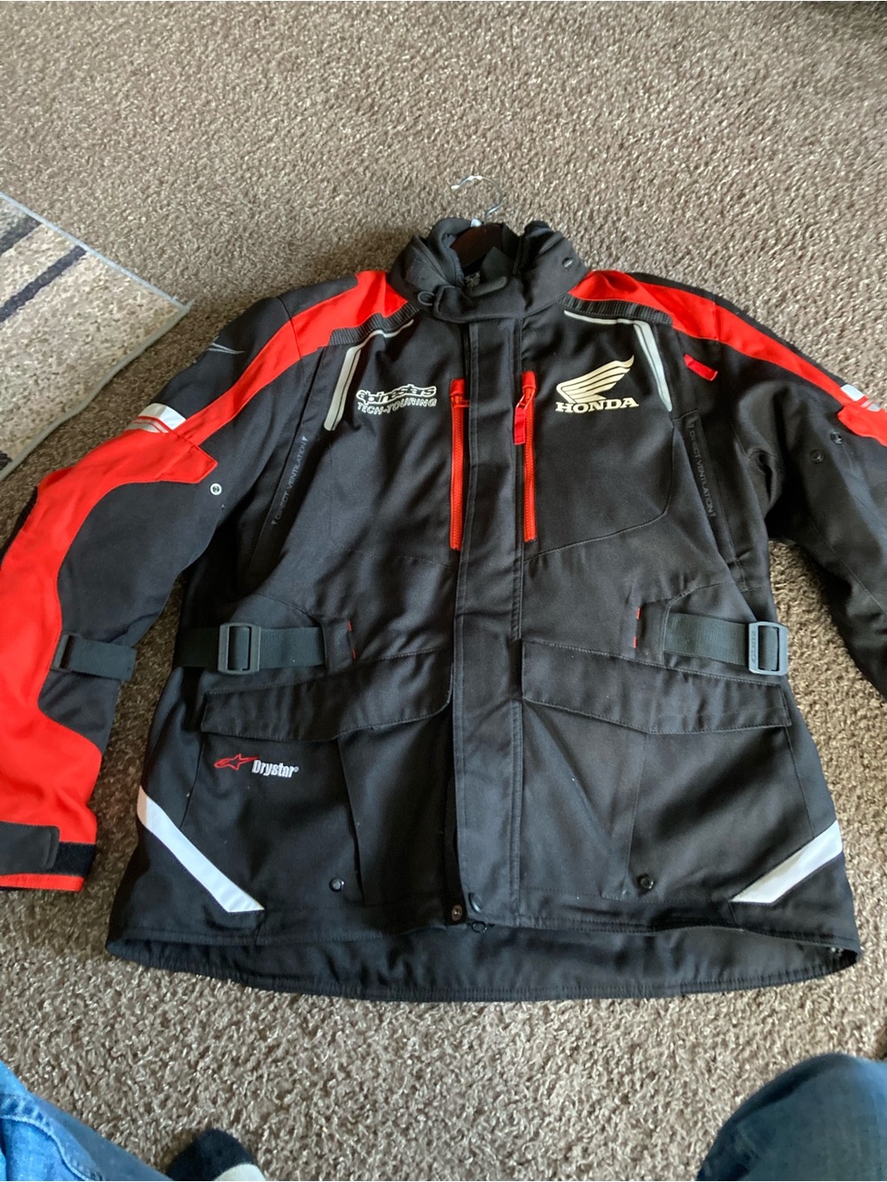 Alpinestars 4 Seasons Armored Motorcycle Jacket with Honda Logo